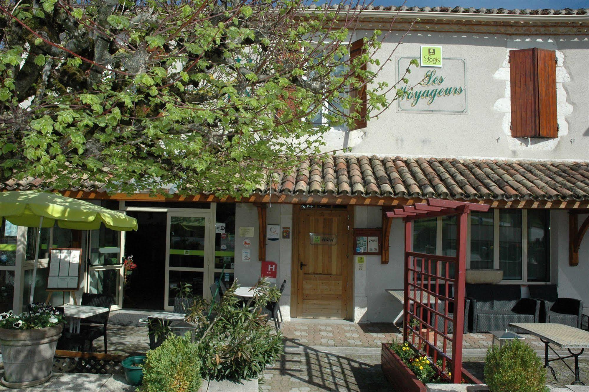 Logis Hotels - Hotel Et Restaurant Les Voyageurs Tournon-dʼAgenais Zewnętrze zdjęcie